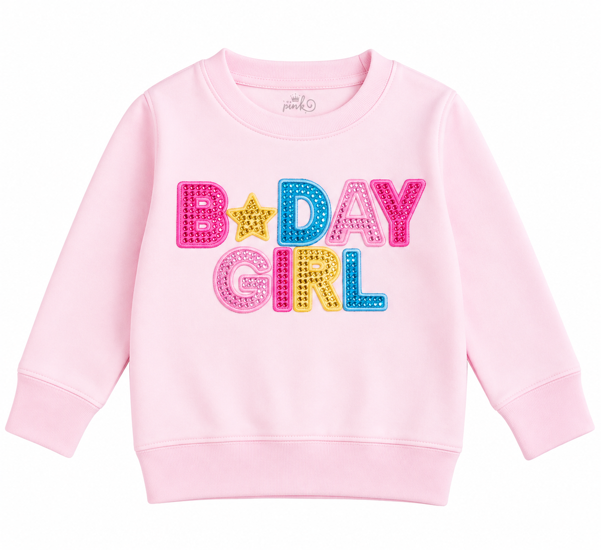 Birthday Girl Bling Sweatshirt