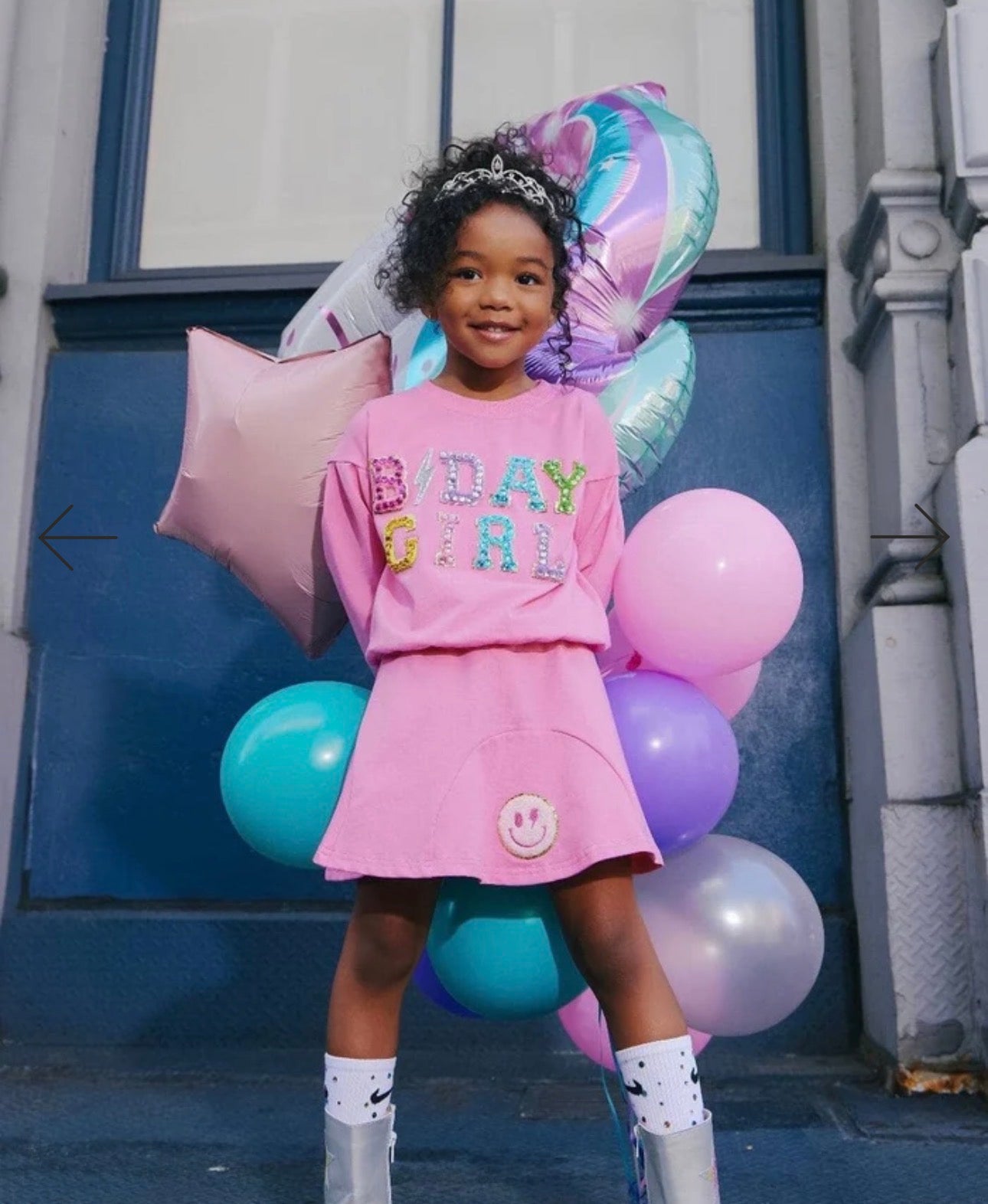 Birthday Girl Pink Skirt Set