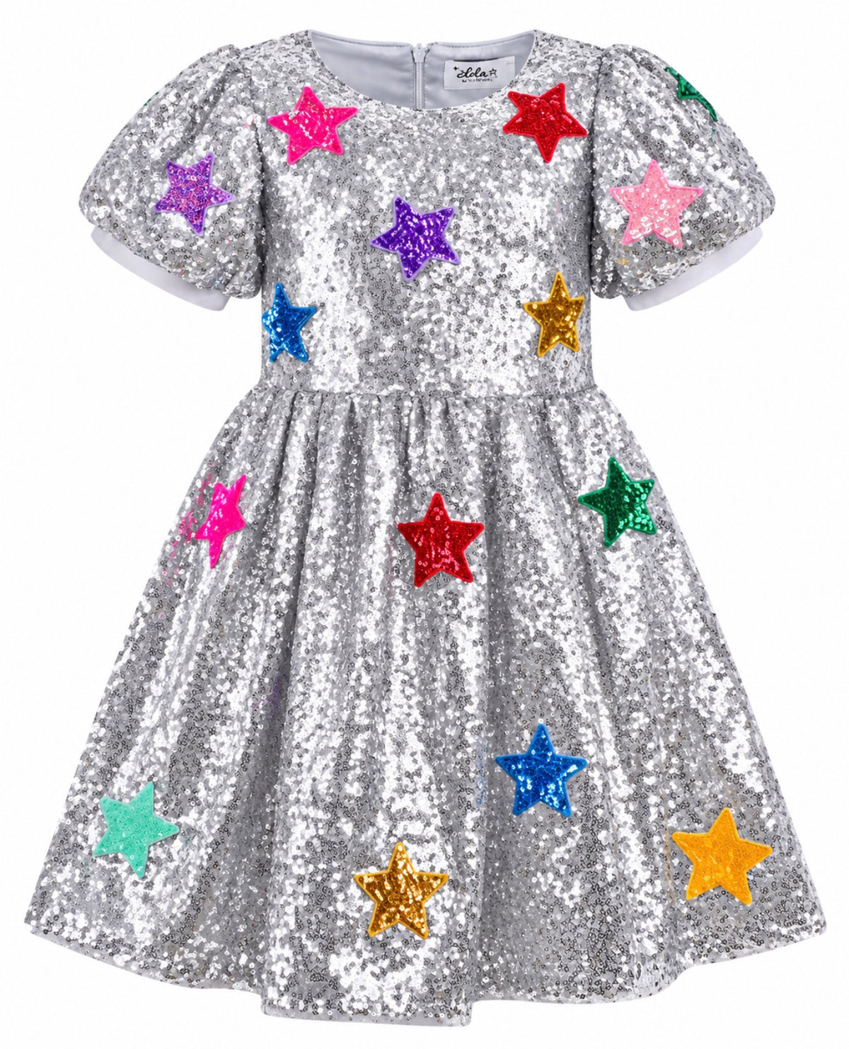 SPARKLE RAINBOW STAR DRESS