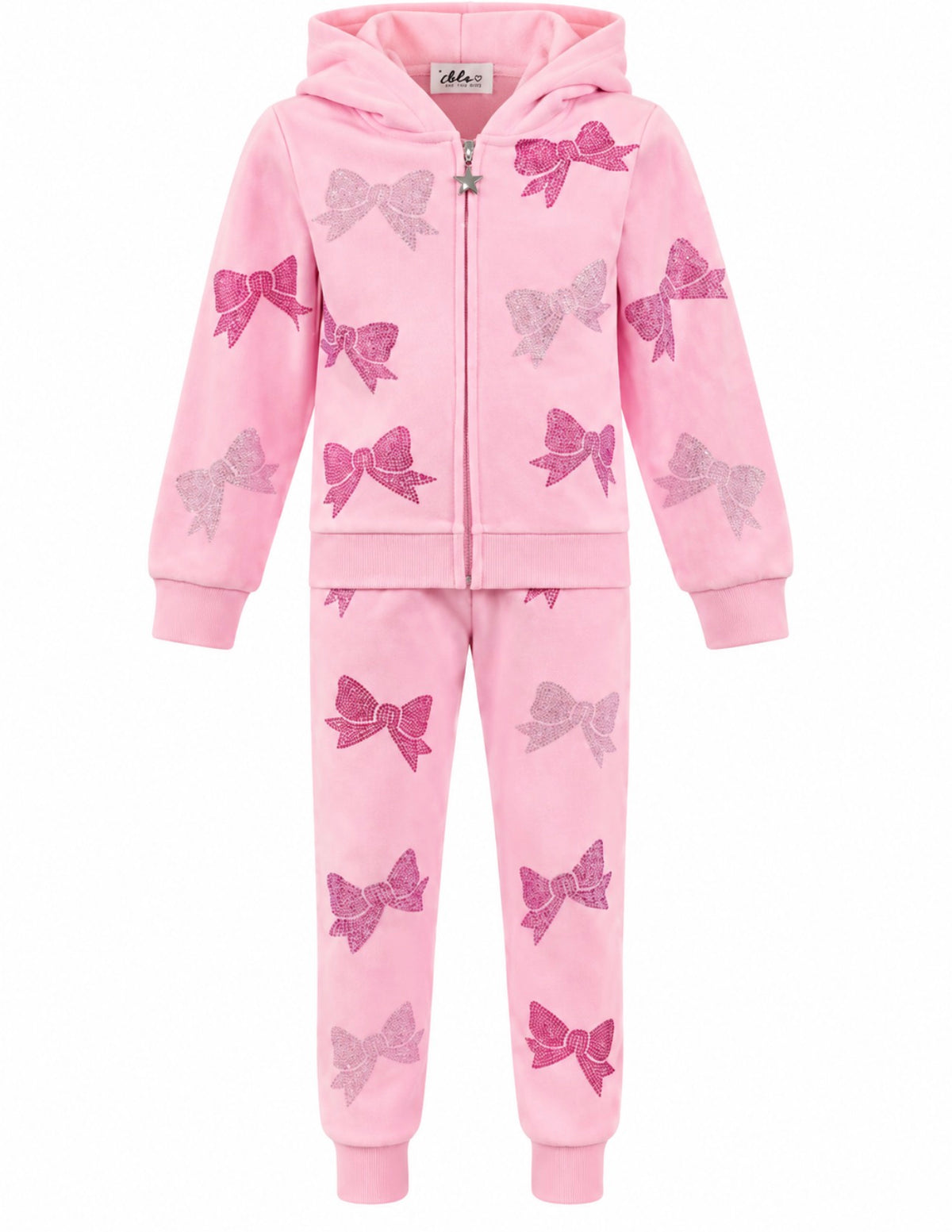 CRYSTAL BOW JOGGER SET