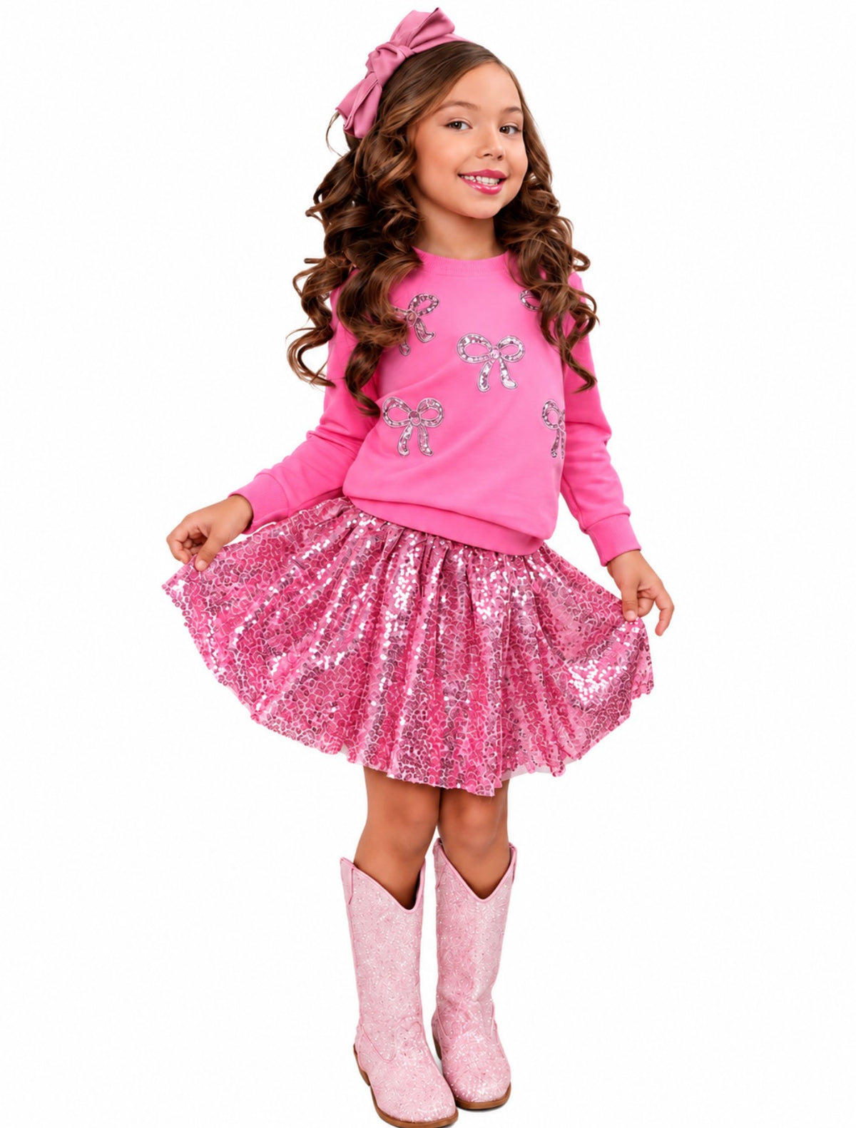 Pretty in Pink Sequin Set