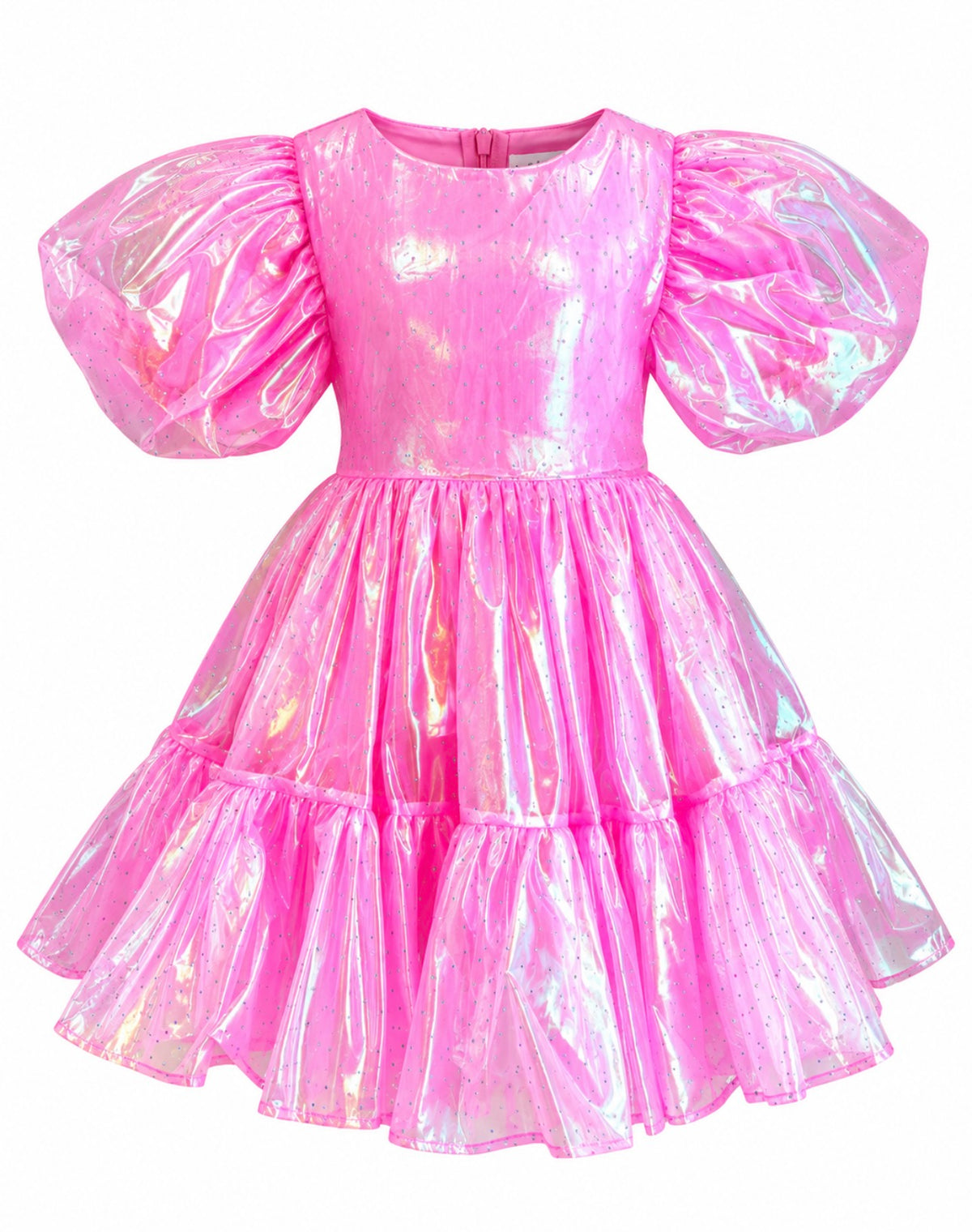 CRYSTAL PINK HOLOGRAM DRESS