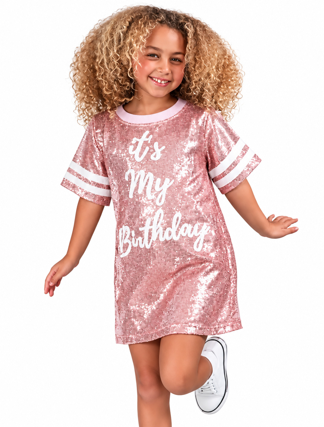 Birthday Girl Sparkle Sequin Dress